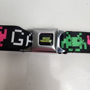 Men's Vintage Atari Space Invaders Buckle-Down Fashion Seat Buckle Belt 2013